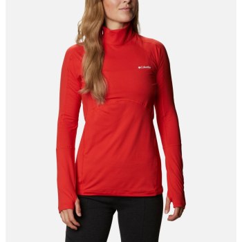Columbia Ženske Majice S Kapuljačom - Winter Power Quarter Zip Knit Narančaste | TWQS-97238
